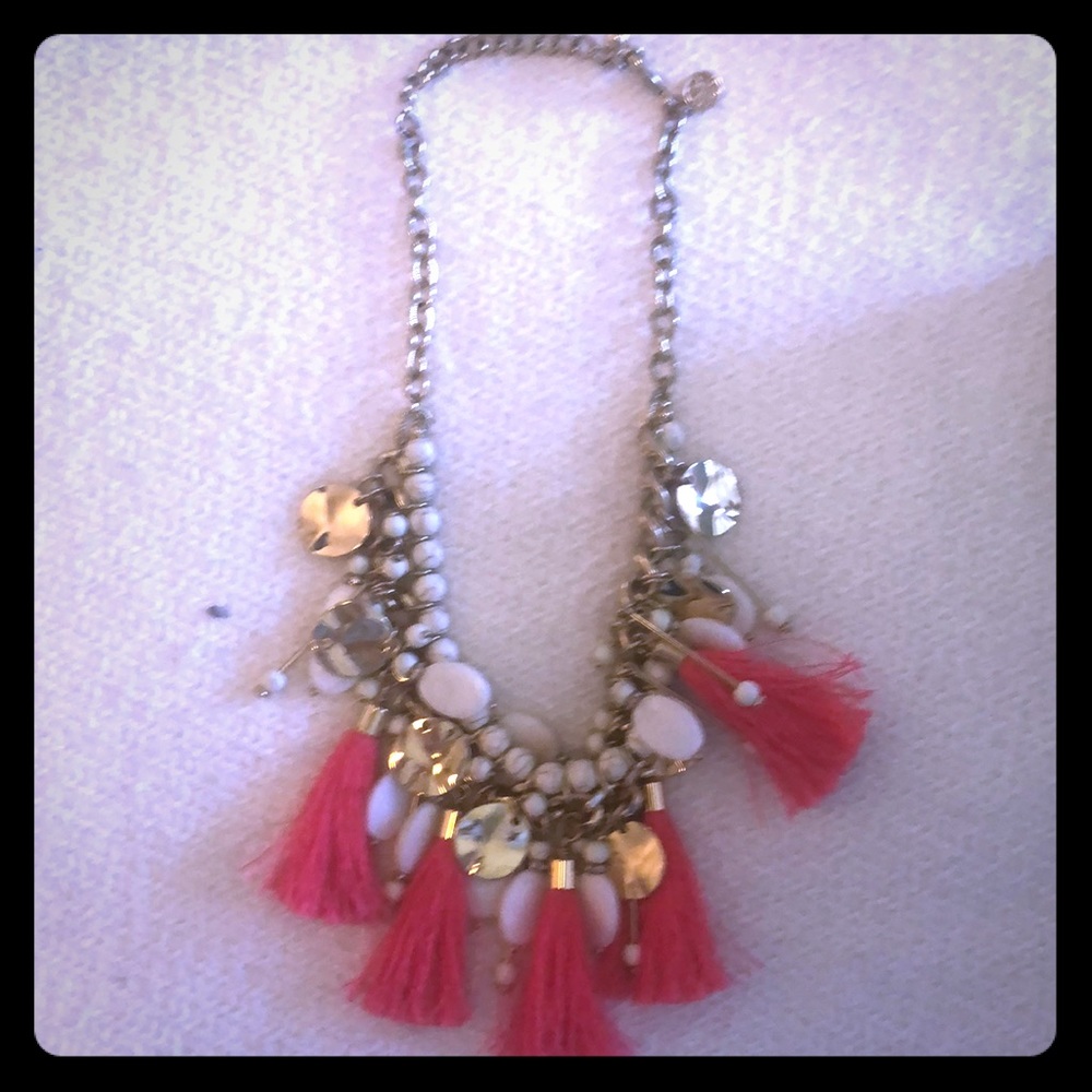 Lilly Pulitzer tassel necklace